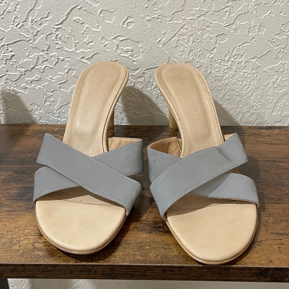 Donald Pliner Couture Metalic Glow Heels sz 10